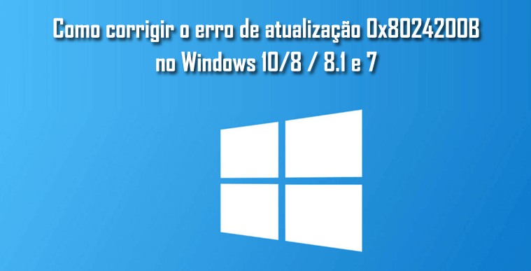 erro de atualização do Windows 0x8024200B