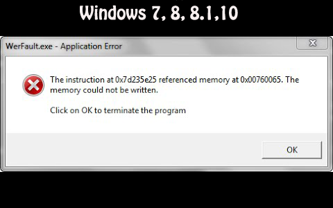 Como reparar erro Werfault.exe no Windows 7, 8, 8.1,10