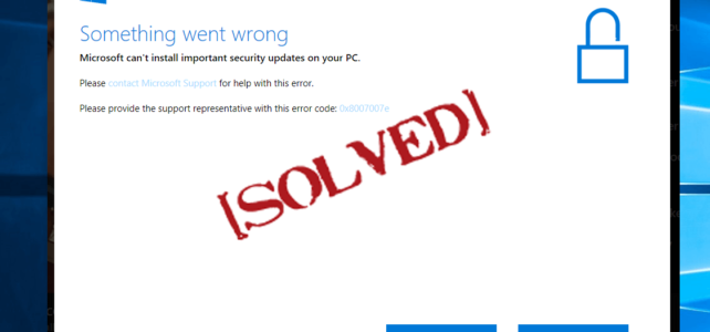 Topo 6 soluções para corrigir o Windows 10 Erro 0x8007007e Topo 6 soluções para corrigir o Windows 10 Erro 0x8007007e